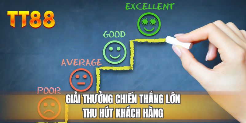 Giải thưởng chiến thắng lớn thu hút khách hàng